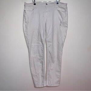 OLD NAVY BOYFRIEND STRAIGHT/DROI 14 Regular White Jeans